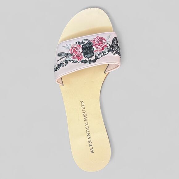 Alexander McQueen Floral Sandal | Size 9 - Picture 1 of 6